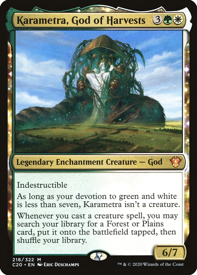 Karametra, God of Harvests 218/322 (Commander 2020)  | Good Games Morley