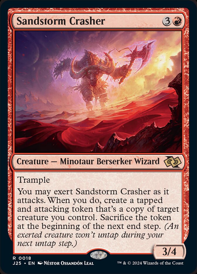 Sandstorm Crasher 18/779 (Foundations Jumpstart)  | Good Games Morley