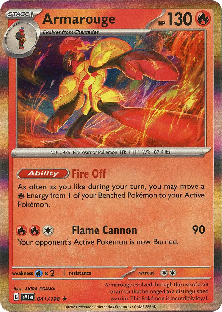 Armarouge 041/198 (SV01: Scarlet & Violet Base Set)  - Holofoil | Good Games Morley
