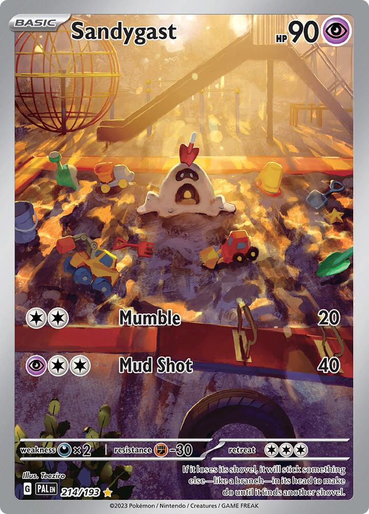 Sandygast 214/193 (SV02: Paldea Evolved)  - Holofoil | Good Games Morley