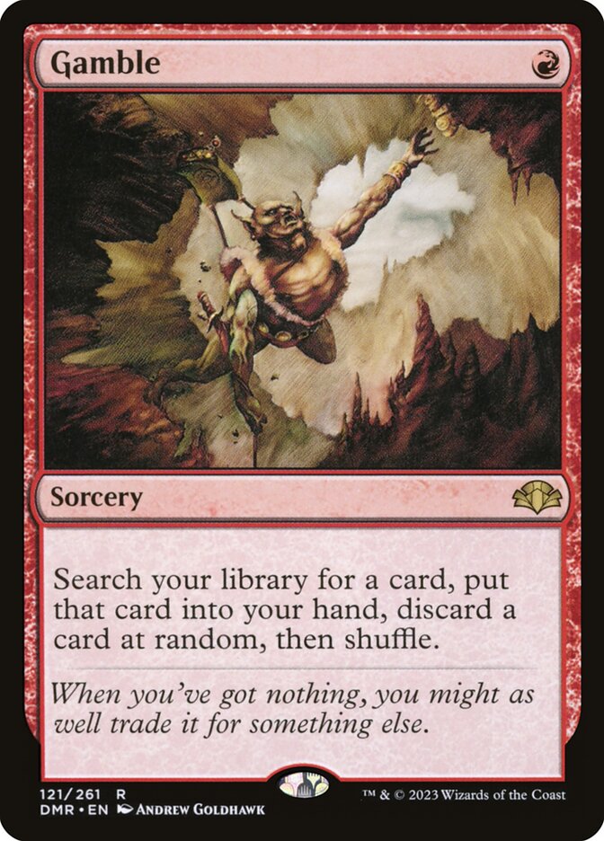 Gamble 121/261 (Dominaria Remastered)  - Foil | Good Games Morley