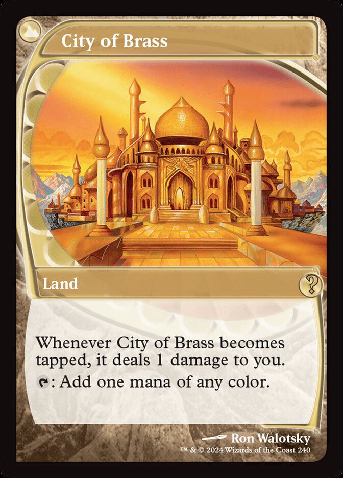 City of Brass 240/390 (Mystery Booster 2)  - Future Sight | Good Games Morley