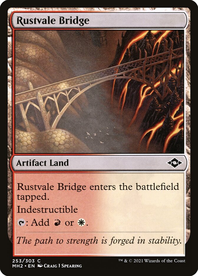 Rustvale Bridge 253 (Modern Horizons 2)  - Foil | Good Games Morley