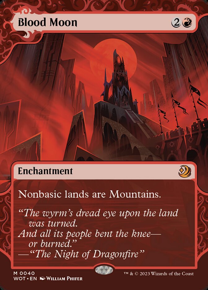 Blood Moon 40 (Wilds of Eldraine: Enchanting Tales)  - Showcase | Good Games Morley