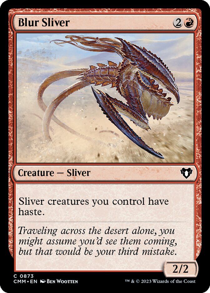 Blur Sliver 873/451 (Commander Masters)  | Good Games Morley