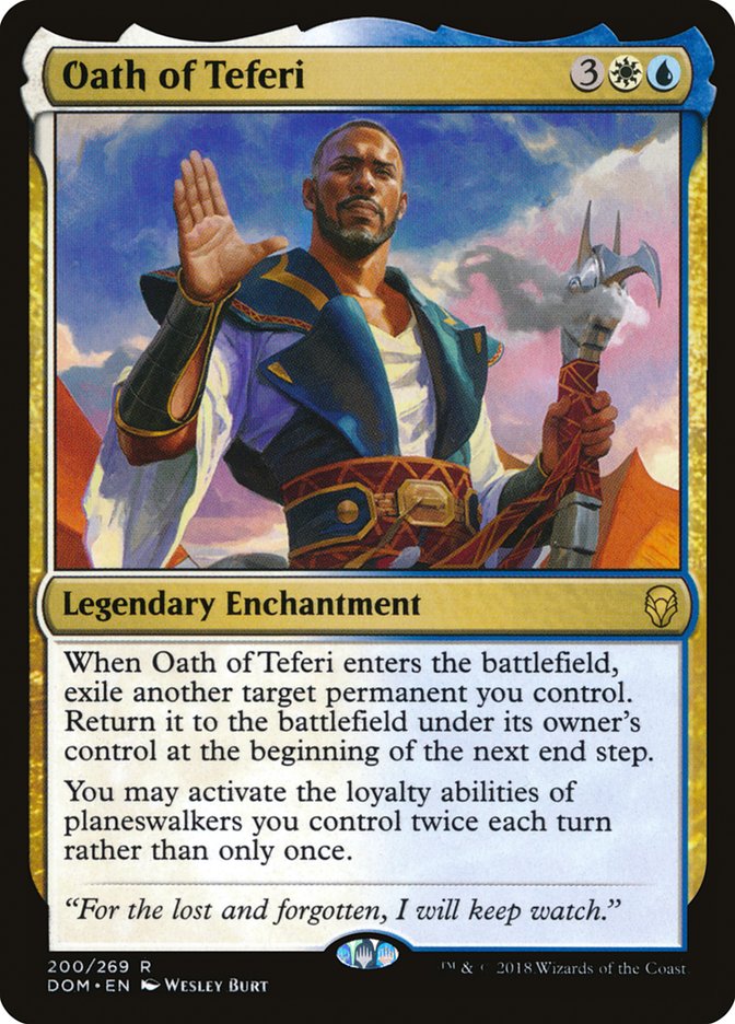 Oath of Teferi 200 (Dominaria)  - Foil | Good Games Morley