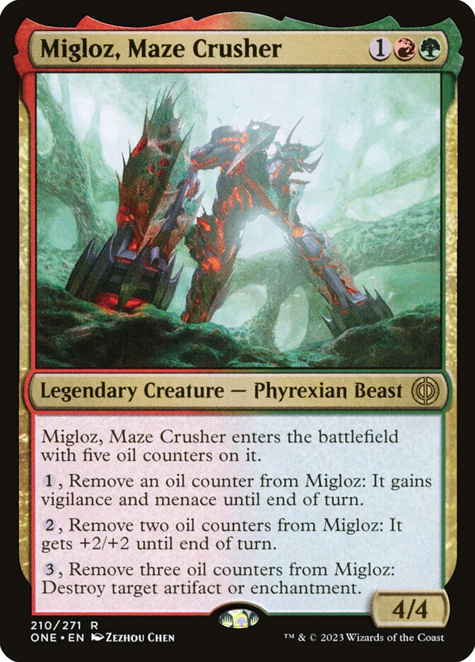 Migloz, Maze Crusher 210/271 (Phyrexia: All Will Be One)  | Good Games Morley