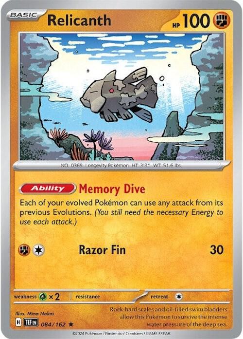 Relicanth 084/162 (SV05: Temporal Forces)  - Holofoil | Good Games Morley