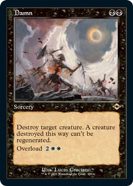 Damn Retro Frame Foil Etched 396 (Modern Horizons 2)  - Foil | Good Games Morley
