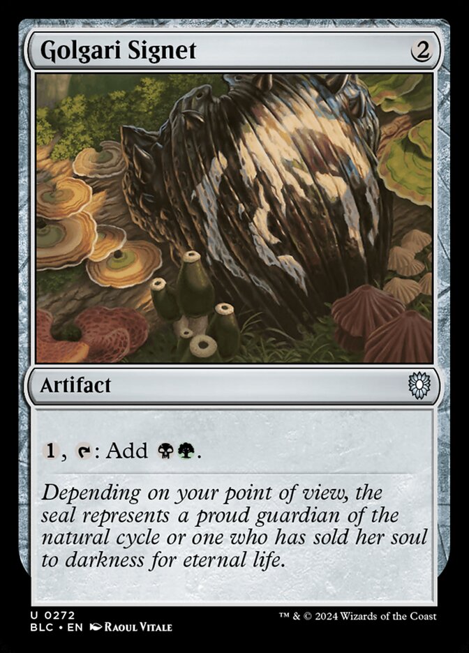 Golgari Signet 272 (Commander: Bloomburrow)  | Good Games Morley