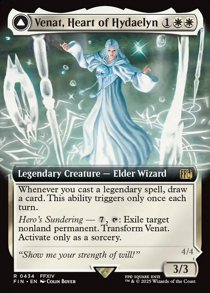 Venat, Heart of Hydaelyn // Hydaelyn, the Mothercrystal 434/309 (FINAL FANTASY)  - Extended Art | Good Games Morley
