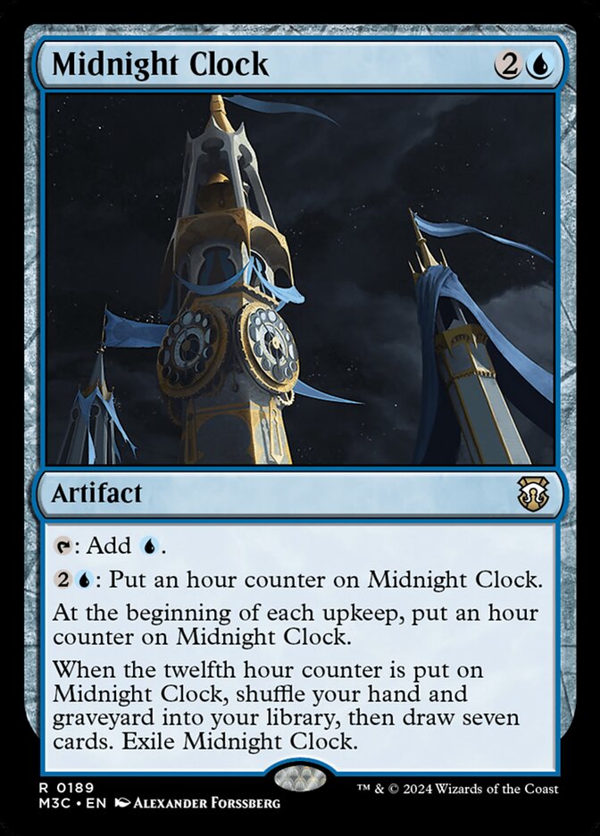 Midnight Clock 189 (Commander: Modern Horizons 3)  | Good Games Morley