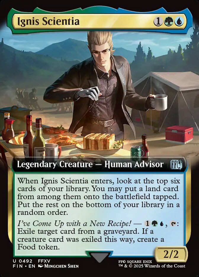Ignis Scientia 492 (FINAL FANTASY)  - Extended Art Foil | Good Games Morley
