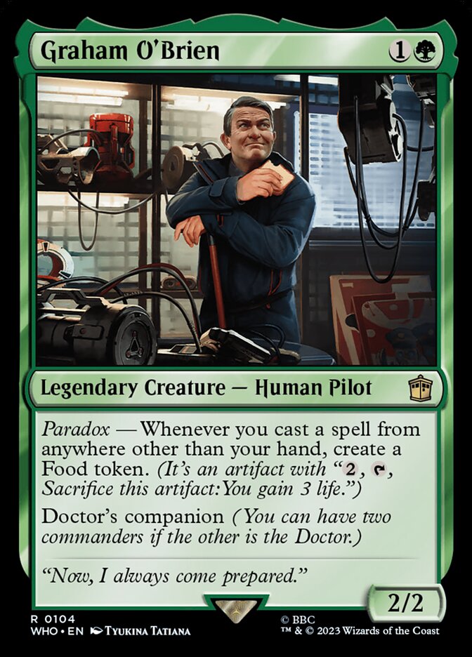 Graham O'Brien 104/331 (Universes Beyond: Doctor Who)  | Good Games Morley