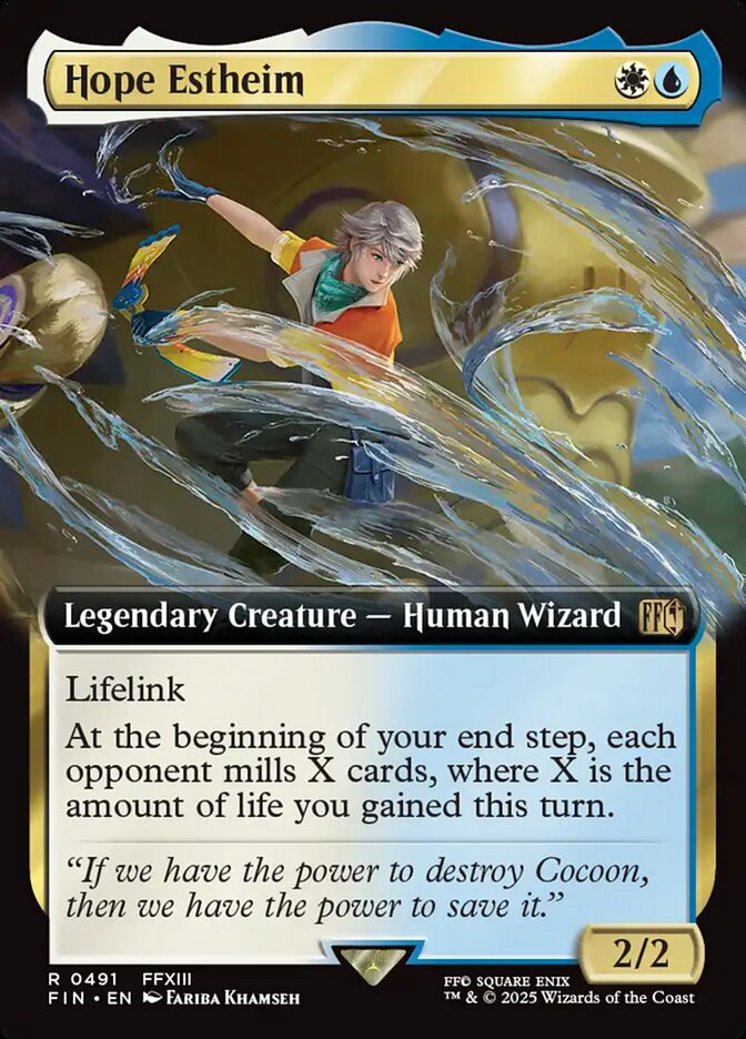 Hope Estheim 491/309 (FINAL FANTASY)  - Extended Art Foil | Good Games Morley