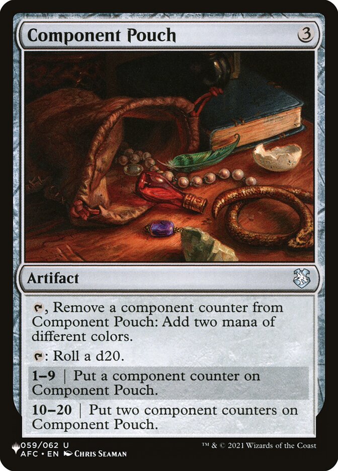Component Pouch AFC-59/5075 (The List Reprints)  | Good Games Morley