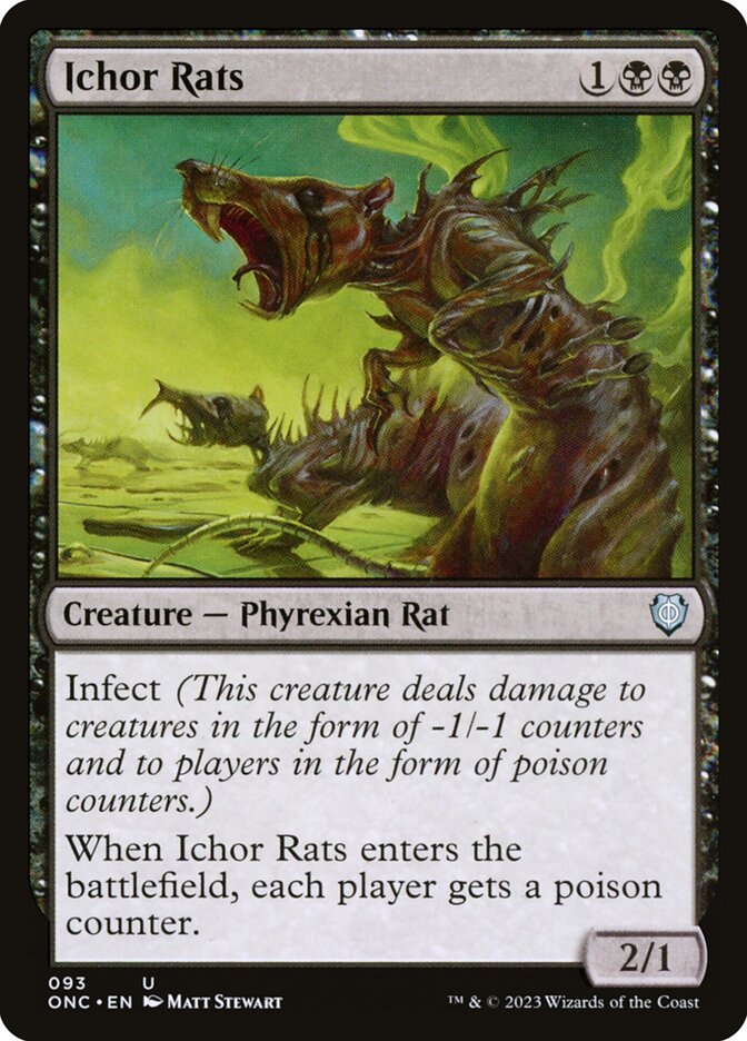 Ichor Rats 93/28 (Commander: Phyrexia: All Will Be One)  | Good Games Morley