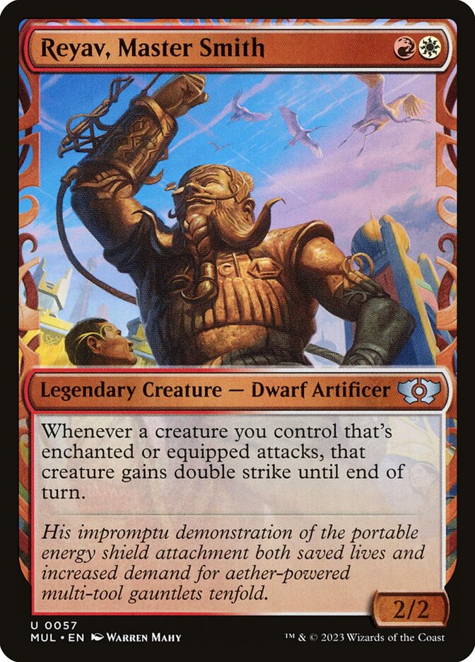 Reyav, Master Smith 57/65 (March of the Machine: Multiverse Legends)  - Showcase Foil | Good Games Morley