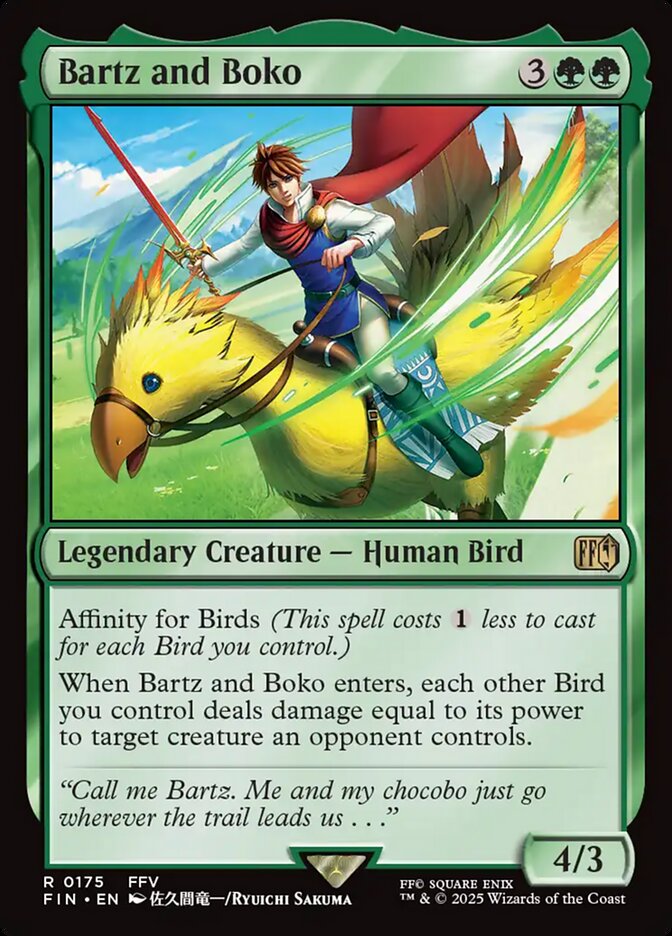 Bartz and Boko 175 (FINAL FANTASY)  - Foil | Good Games Morley