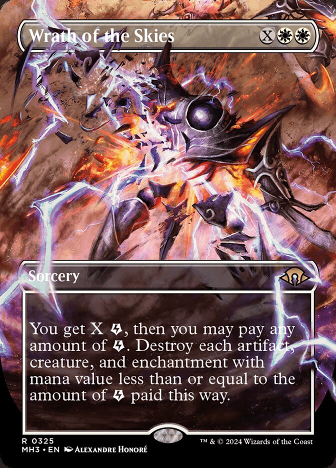 Wrath of the Skies 325/319 (Modern Horizons 3)  - Borderless Foil | Good Games Morley