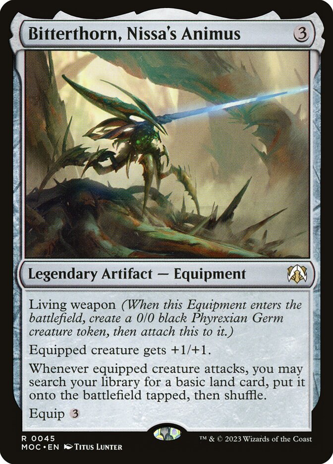 Bitterthorn, Nissa's Animus 45/444 (Commander: March of the Machine)  | Good Games Morley