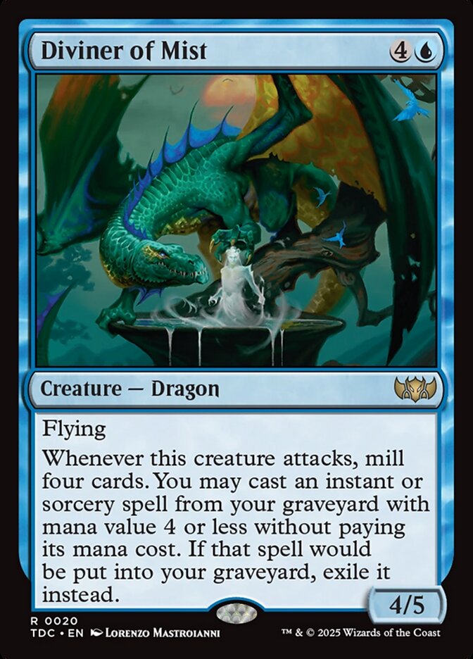 Diviner of Mist 20 (Commander: Tarkir: Dragonstorm)  | Good Games Morley