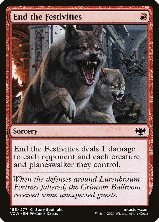 End the Festivities 155 (Innistrad: Crimson Vow)  | Good Games Morley
