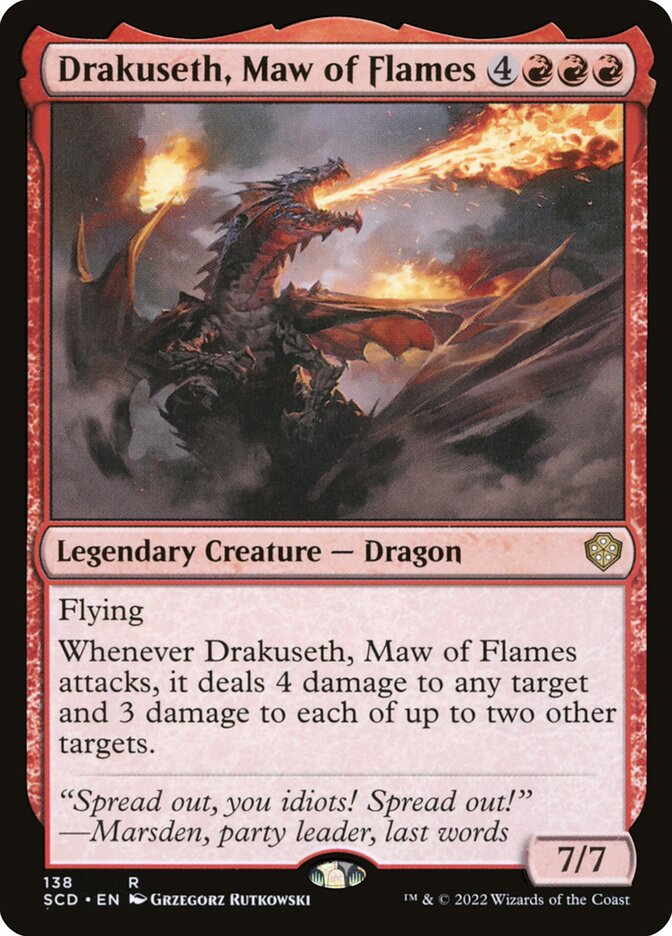 Drakuseth, Maw of Flames 138/352 (Starter Commander Decks)  | Good Games Morley