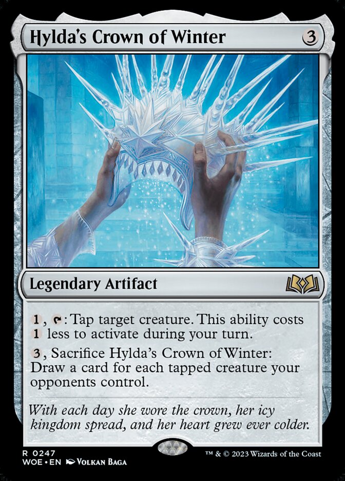 Hylda's Crown of Winter 247 (Wilds of Eldraine)  - Foil | Good Games Morley