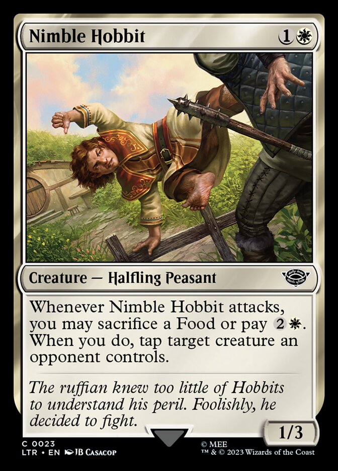 Nimble Hobbit 23 (Universes Beyond: The Lord of the Rings: Tales of Middle-earth)  | Good Games Morley