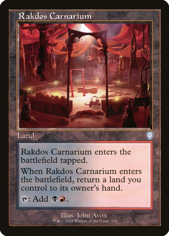 Rakdos Carnarium 194/40 (Commander: The Brothers' War)  | Good Games Morley