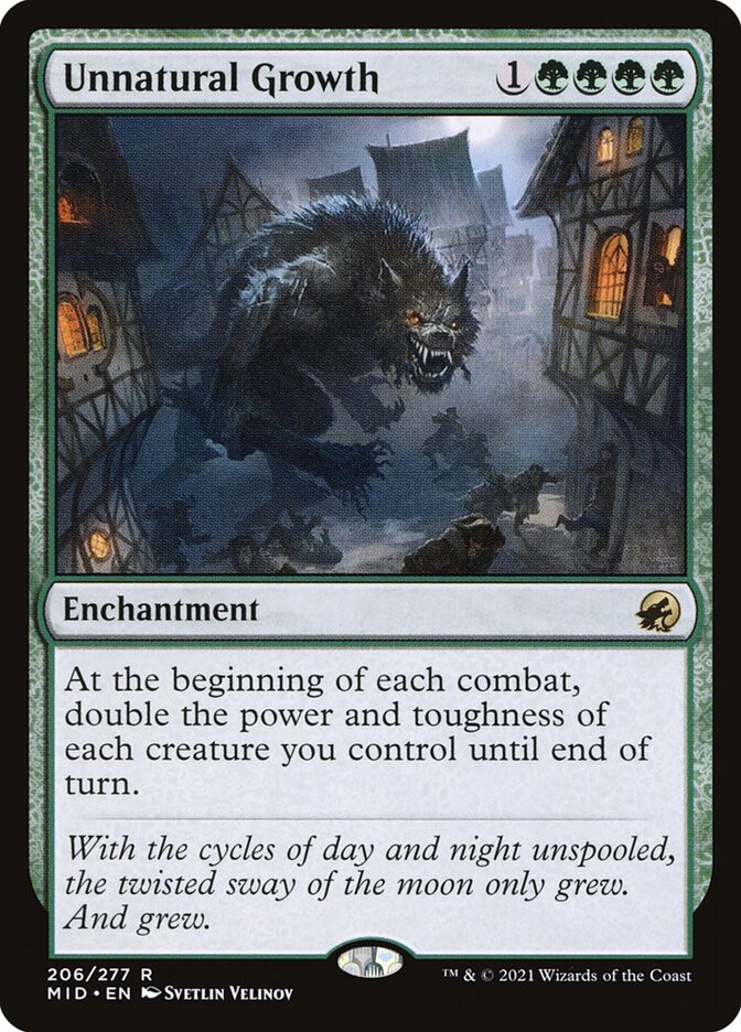 Unnatural Growth 206 (Innistrad: Midnight Hunt)  | Good Games Morley