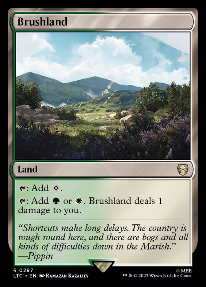 Brushland 297 (Commander: The Lord of the Rings: Tales of Middle-earth)  | Good Games Morley