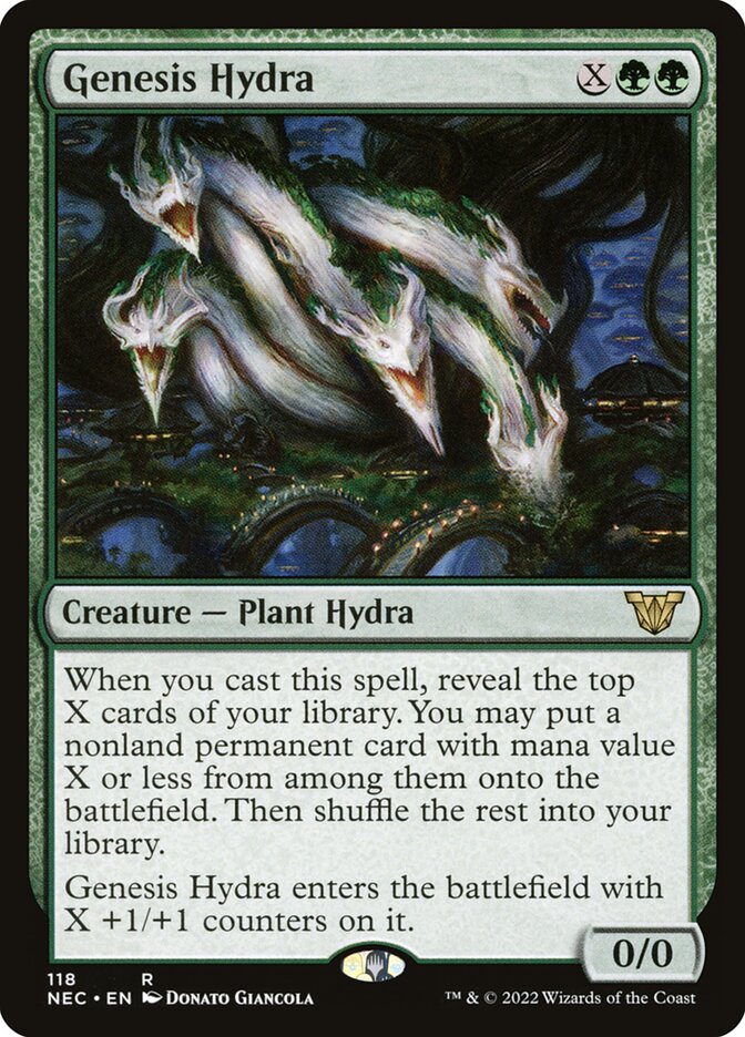 Genesis Hydra 118/38 (Commander: Kamigawa: Neon Dynasty)  | Good Games Morley