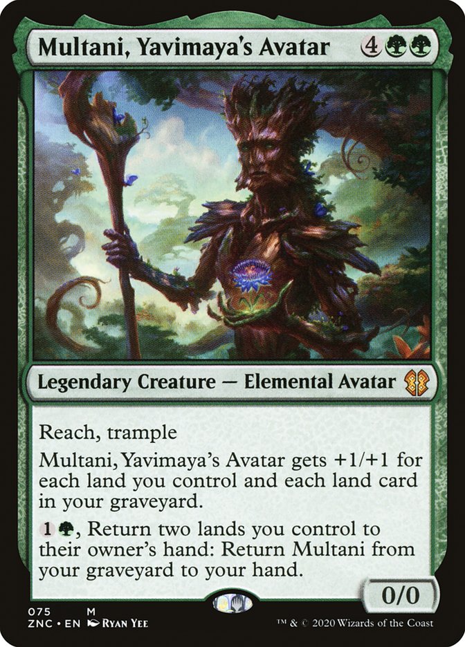Multani, Yavimaya's Avatar 75/142 (Commander: Zendikar Rising)  | Good Games Morley