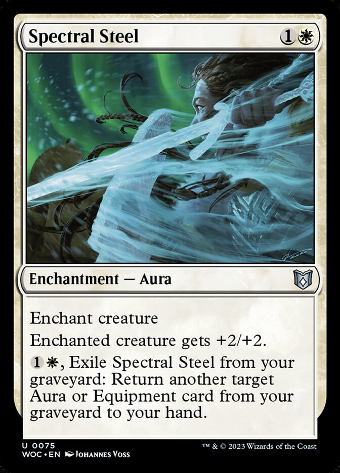 Spectral Steel 75 (Commander: Wilds of Eldraine)  | Good Games Morley