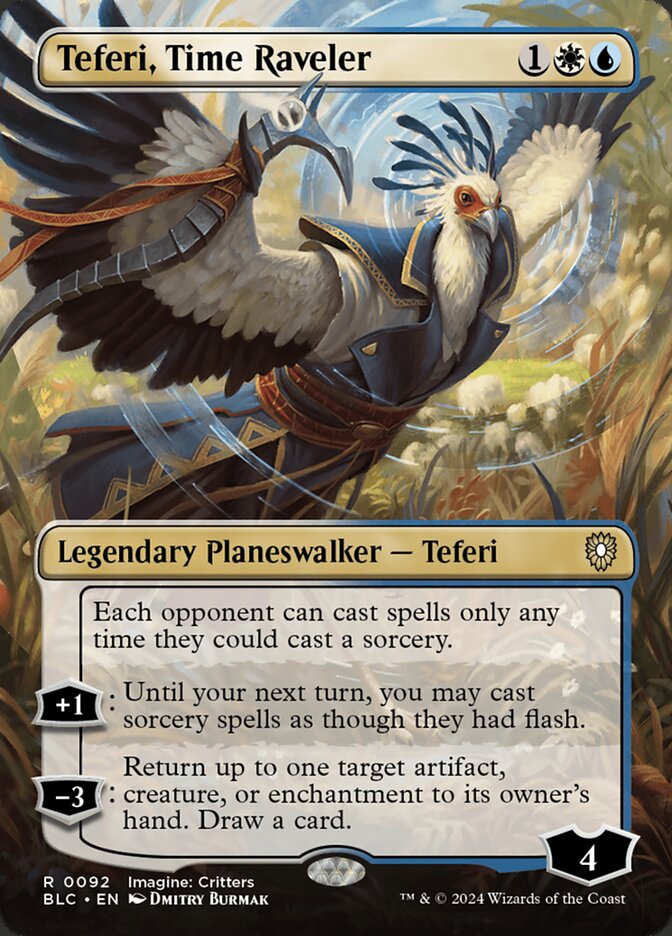 Teferi, Time Raveler 92 (Commander: Bloomburrow)  | Good Games Morley