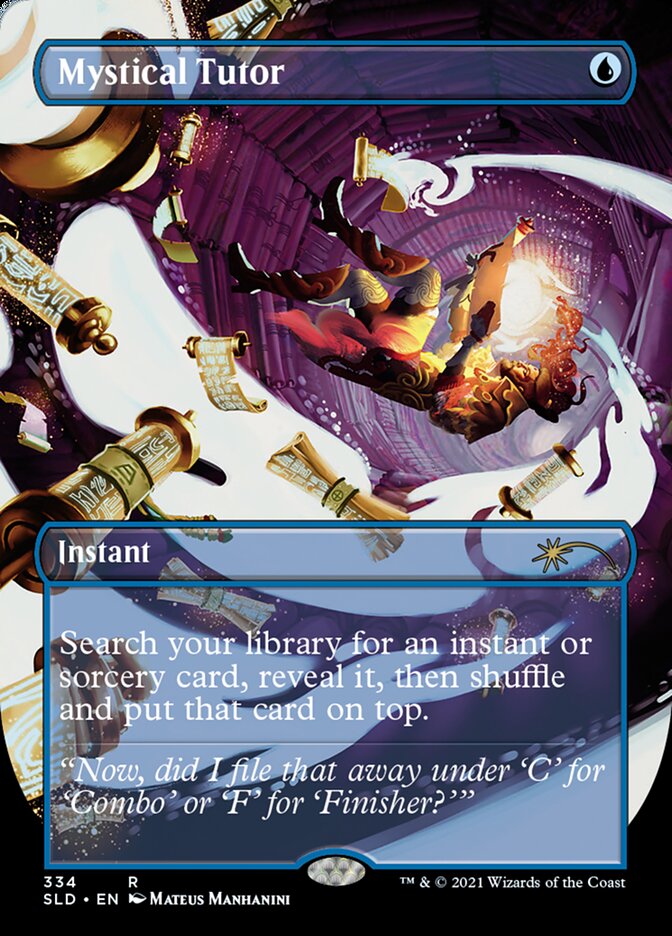 Mystical Tutor 334 (Secret Lair Drop Series)  - Borderless Foil | Good Games Morley