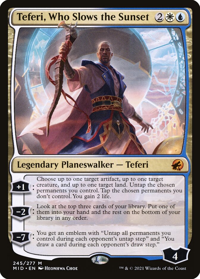 Teferi Who Slows the Sunset 245 (Innistrad: Midnight Hunt)  | Good Games Morley