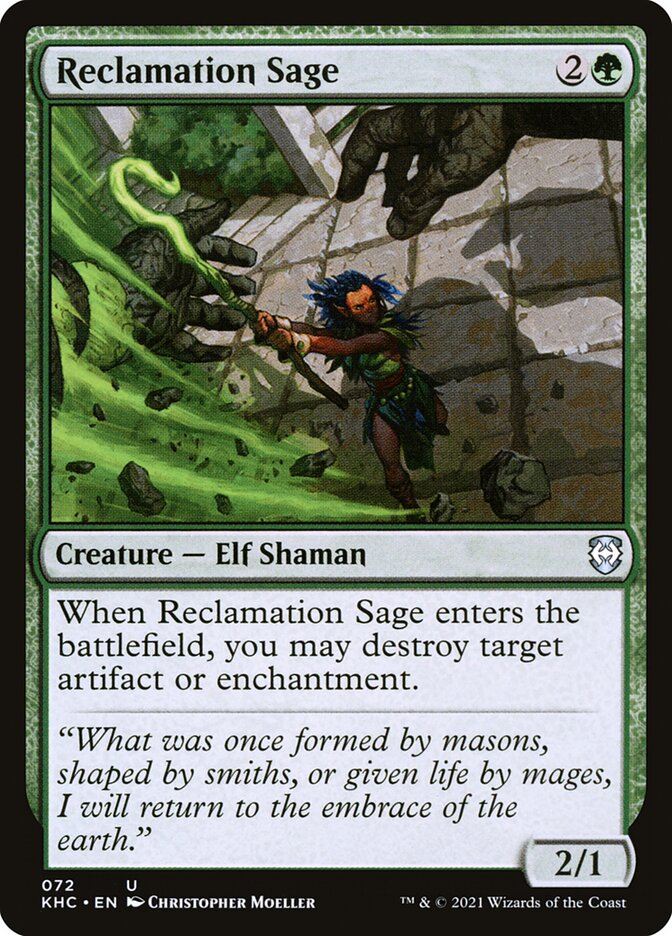 Reclamation Sage 72/1 (Commander: Kaldheim)  | Good Games Morley