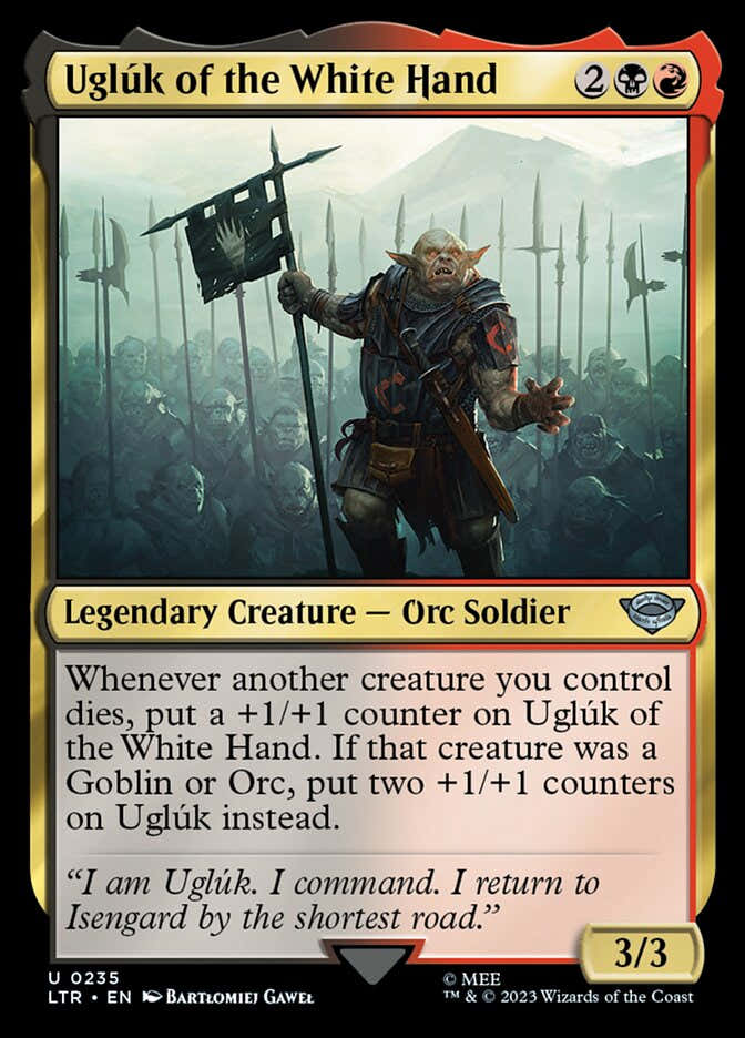 Uglúk of the White Hand 235/281 (Universes Beyond: The Lord of the Rings: Tales of Middle-earth)  - Foil | Good Games Morley