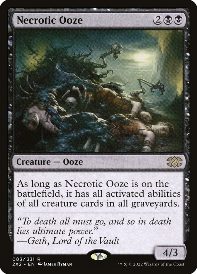 Necrotic Ooze 83/331 (Double Masters 2022)  | Good Games Morley