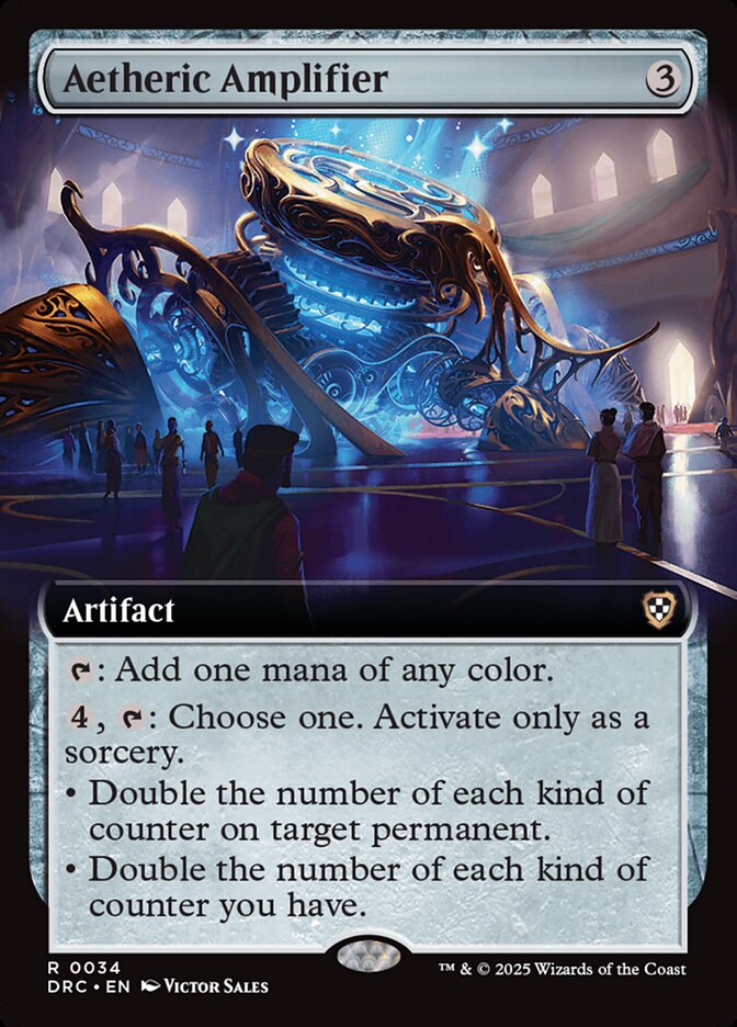 Aetheric Amplifier 34 (Commander: Aetherdrift)  - Extended Art | Good Games Morley