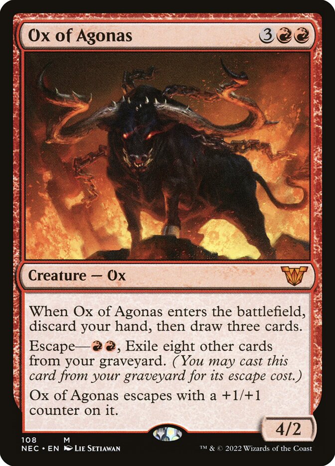 Ox of Agonas 108/38 (Commander: Kamigawa: Neon Dynasty)  | Good Games Morley