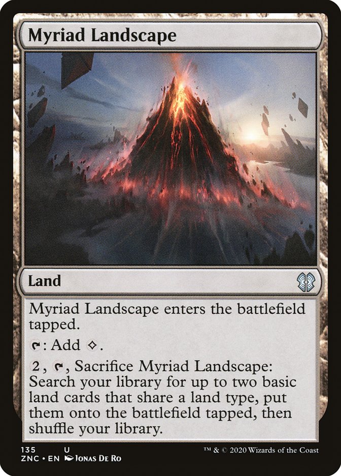 Myriad Landscape 135/142 (Commander: Zendikar Rising)  | Good Games Morley