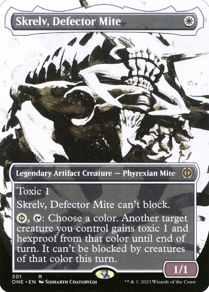 Skrelv, Defector Mite 301/271 (Phyrexia: All Will Be One)  - Borderless | Good Games Morley