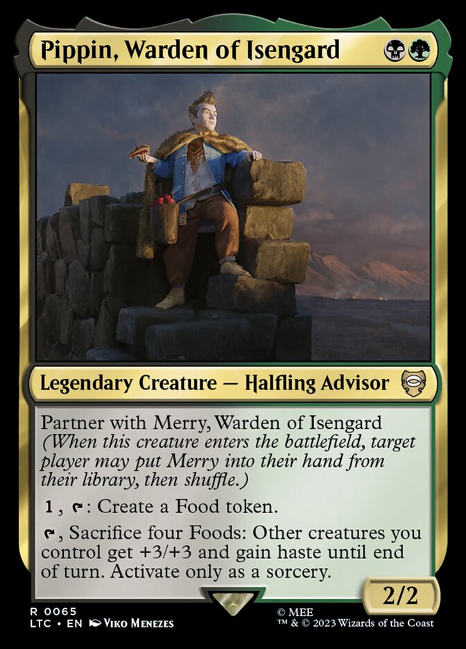 Pippin, Warden of Isengard 65 (Commander: The Lord of the Rings: Tales of Middle-earth)  | Good Games Morley