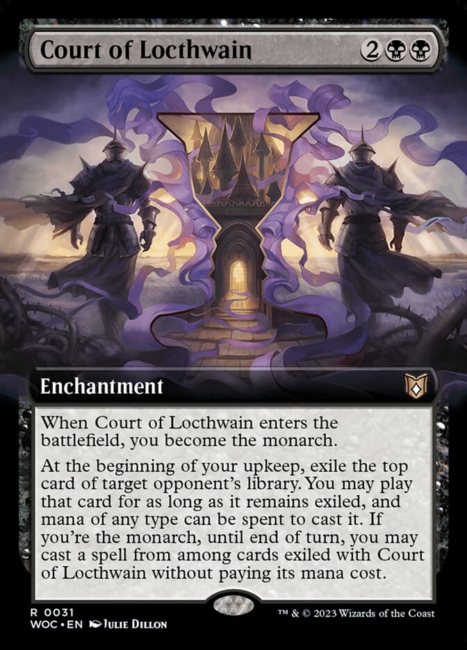 Court of Locthwain 31/173 (Commander: Wilds of Eldraine)  - Extended Art | Good Games Morley