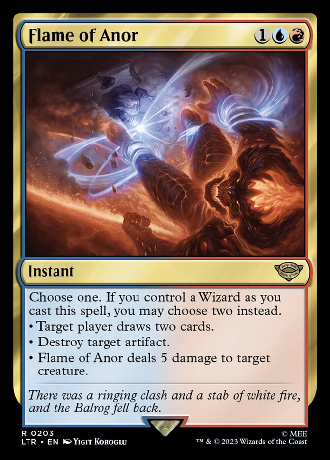 Flame of Anor 203/281 (Universes Beyond: The Lord of the Rings: Tales of Middle-earth)  - Foil | Good Games Morley
