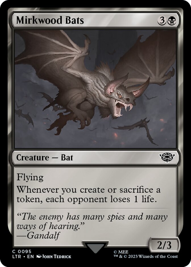Mirkwood Bats 95 (Universes Beyond: The Lord of the Rings: Tales of Middle-earth)  - Foil | Good Games Morley